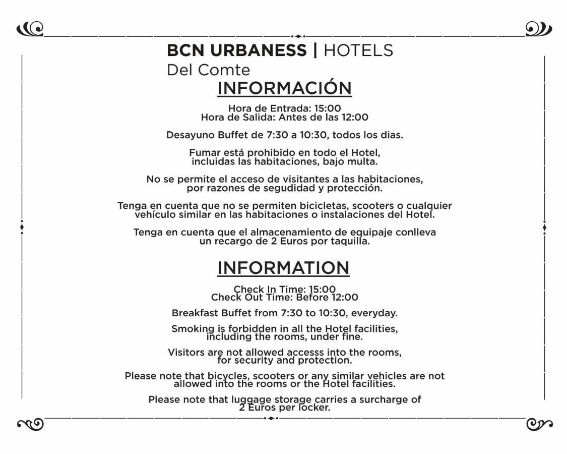 برشلونة Bcn Urbaness Hotels Del Comte المظهر الخارجي الصورة